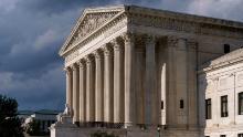 FILE - This June 8, 2021 file photo shows the Supreme Court building in Washington. A Thursday, June 17, 2021 Supreme Court ruling that favored Catholic Social Services in Philadelphia was far from the constitutional gale wind that would have reshaped how courts interpret religious liberty under the First Amendment. Governmental entities are now on notice that if they want to ban discrimination against LGBTQ persons or anyone else, they had better not allow for any exceptions -- or else religious groups will have the right to ask for them, and they&#39;ll have a strong case for getting them. (AP Photo/J. Scott Applewhite)