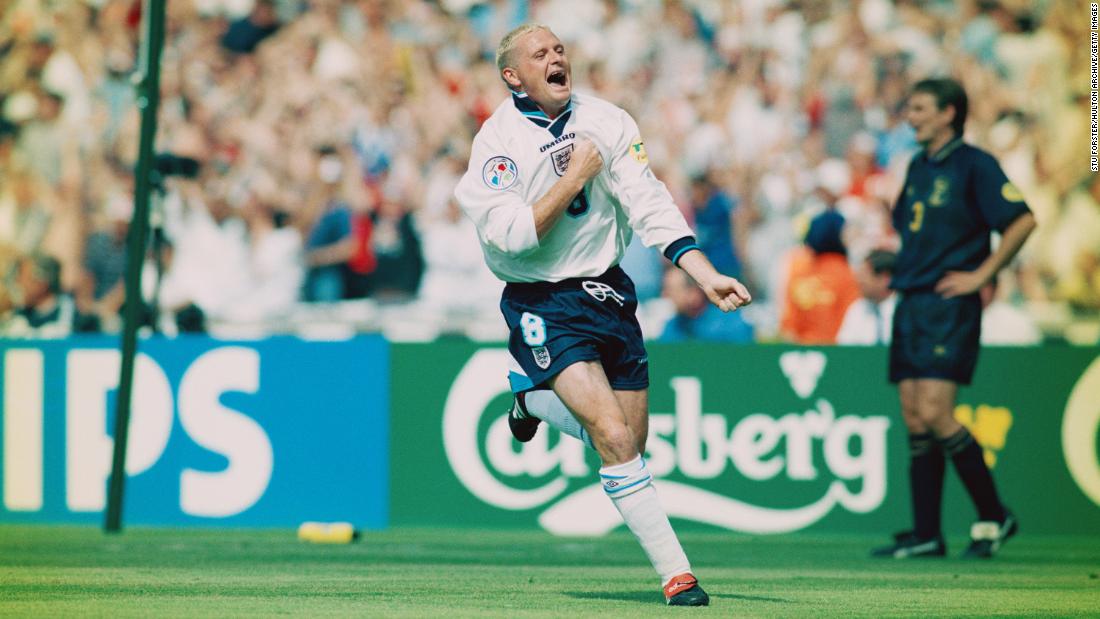 Gascoigne&#39;s goal is one of the most famous moments in the England and Scotland rivalry. 