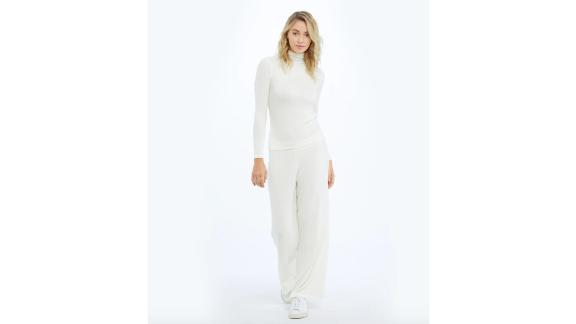 The Softest Ribbed Wide Leg Lounge Pant