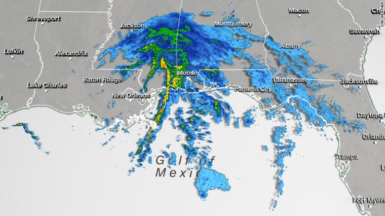 Tropical Storm Claudette forms and makes landfall along Gulf Coast