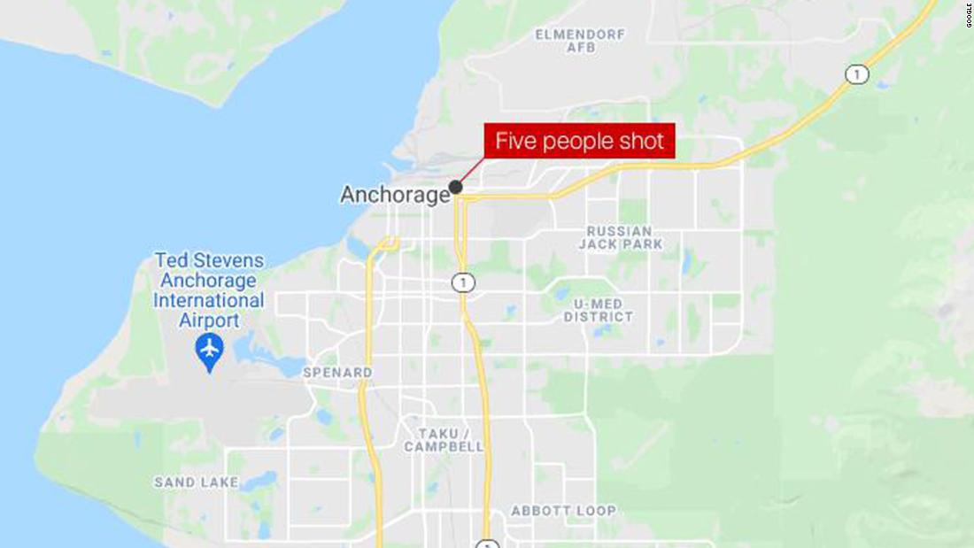 Five shot, one fatally, in downtown Anchorage, Alaska