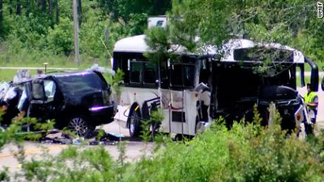 Head-on bus crash leaves three people dead, multiple injured