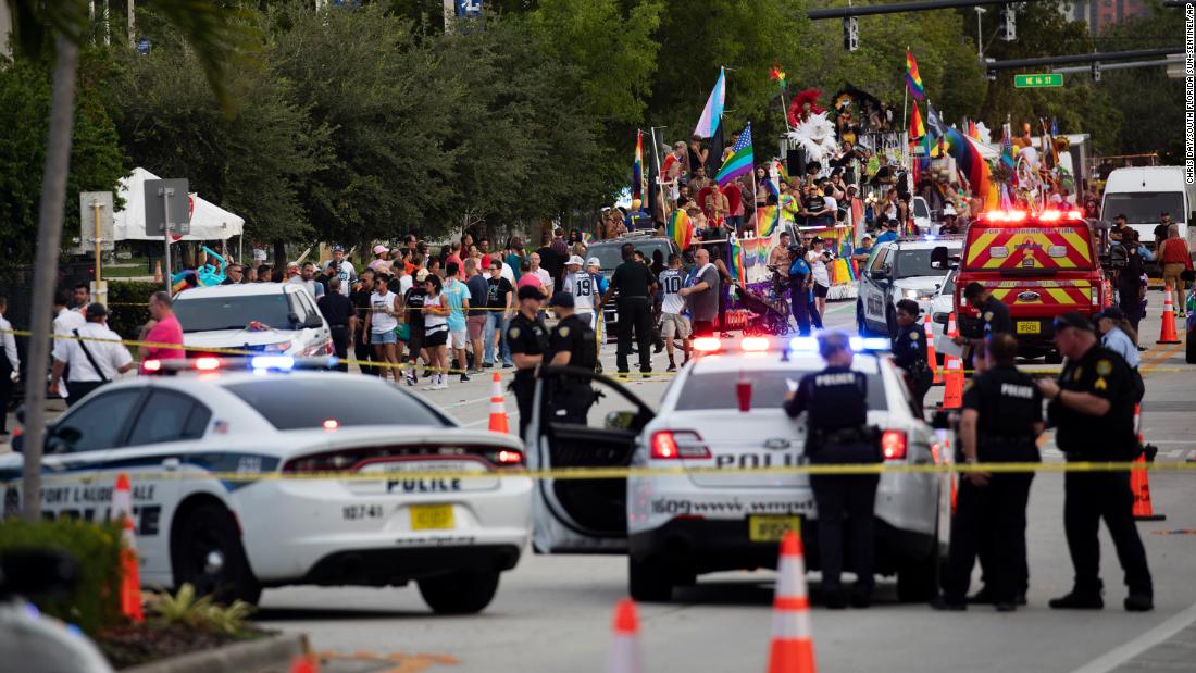 1 person is dead after a truck hit pedestrians at a Florida Pride parade