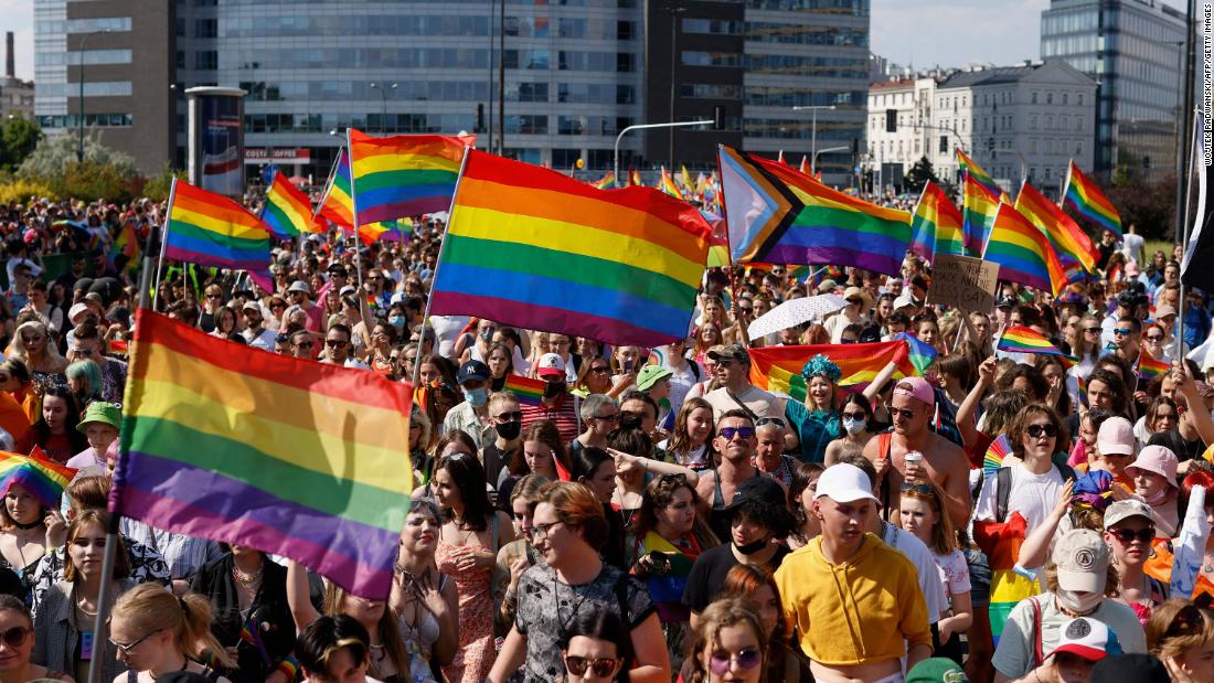 Thousands march for LGBT equality in Polish capital