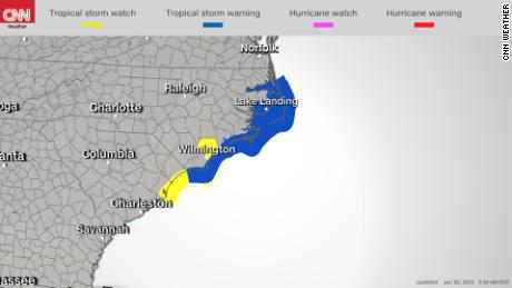 Tropical Depression Claudette Tropical Storm Warnings Are In Effect For North Carolina As Storm Continues Across Southeast Cnn