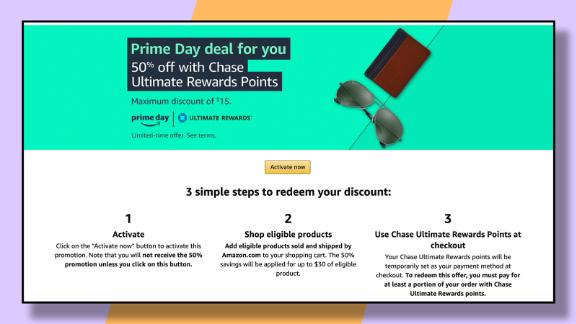 50 Off During Amazon Prime Day With Your Chase Credit Card Cnn Underscored