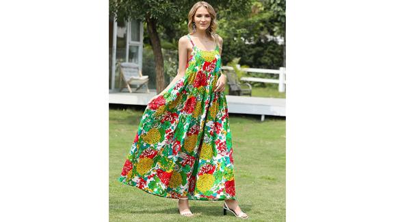Yesno Bohemian Floral Print Dress