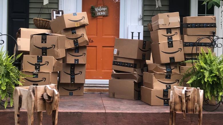 After 150 Amazon packages arrived at a woman’s home by mistake, she decided to donate the contents to local hospitals