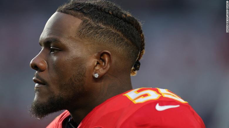 An NFL player was arrested in Los Angeles for allegedly having a submachine gun in his car