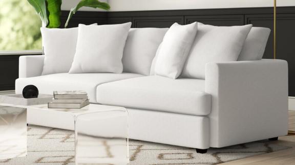 Phokas 93" Square Arm Sofa