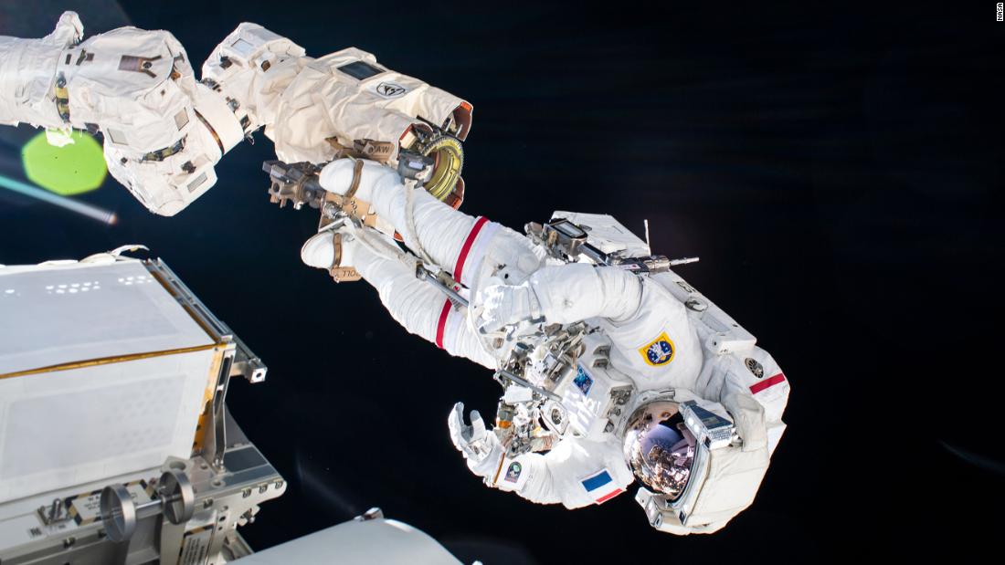 Watch a NASA spacewalk to prepare for a space station power boost