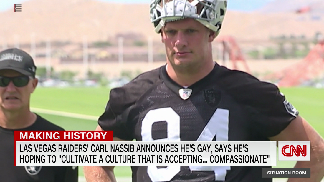 Carl Nassib's NFL jersey is top seller after he announces he's gay