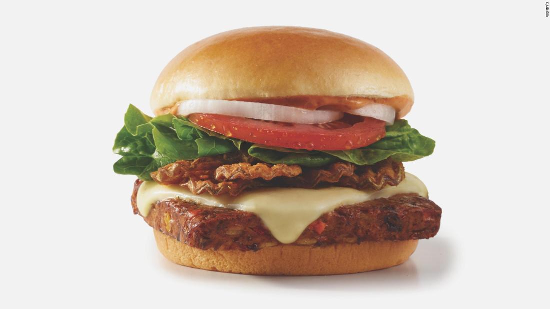 Wendy's is testing a new plant-based burger