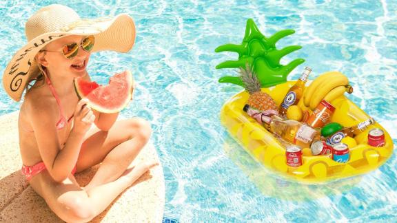 Vickea Inflatable Pineapple Drink Holder