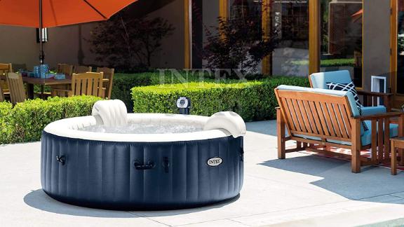 Intex PureSpa 6-Person 290-Gallon Outdoor Bubble Hot Tub