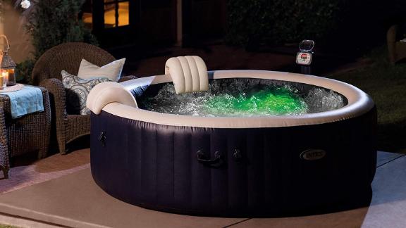 Intex PureSpa 6-Person 290-Gallon Outdoor Bubble Hot Tub