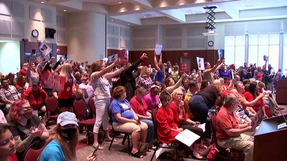 Chaos erupts over controversial policies at school board meeting