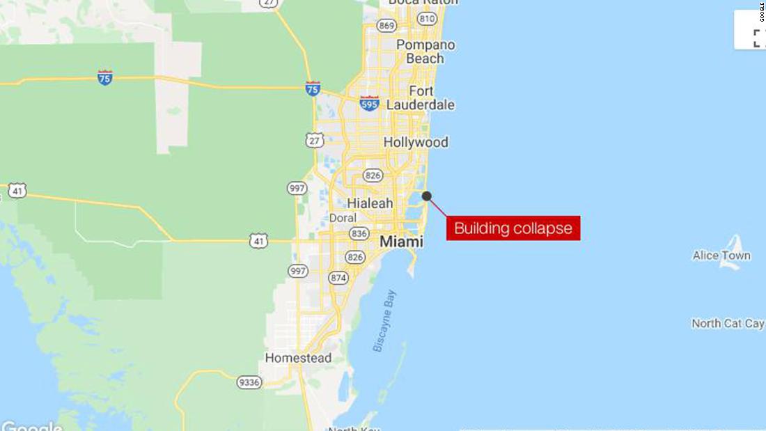 A multi-story building near Miami has partially collapsed, authorities say