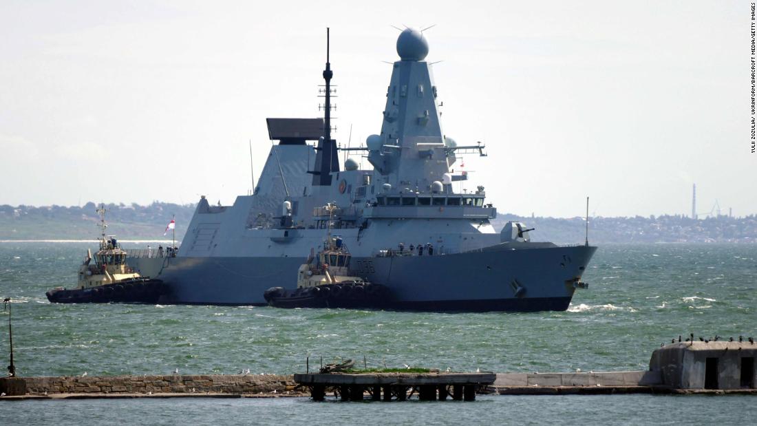UK plays down Crimean naval confrontation while Russia says 'London has lost its manners'