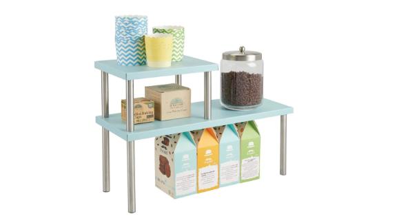 mDesign 3-Tier Shelf Organizer Stand