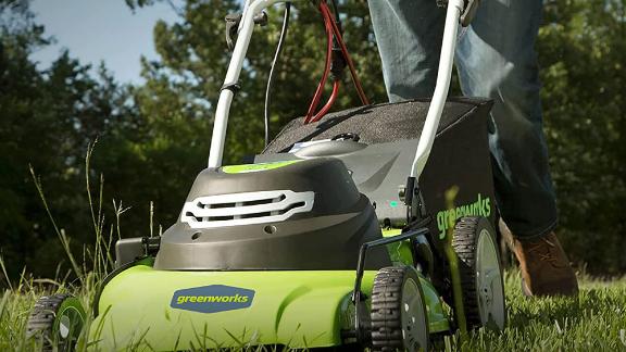 Greenworks 12 Amp 20-Inch 3-in-1 Electric Corded Lawn Mower