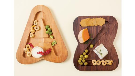 Monogram Cheese & Crackers Serving Board