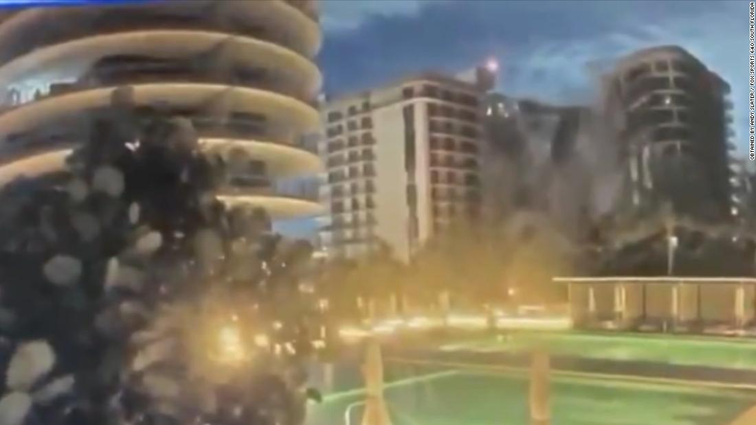 Disturbing video captures moment condos collapse