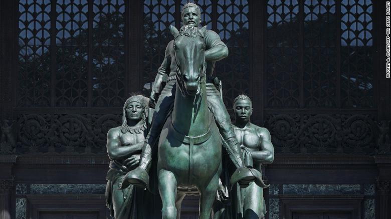 The Theodore Roosevelt statue in front of New York’s Museum of Natural History will finally be removed