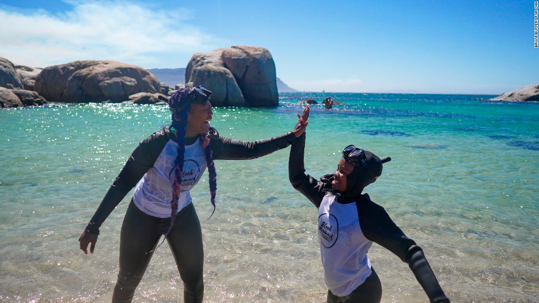 &quot;I always believe we can only care about something once we&#39;ve seen it, and when we talk about ocean advocates, it starts here. It starts by getting into the water,&quot; Ndhlovu says.