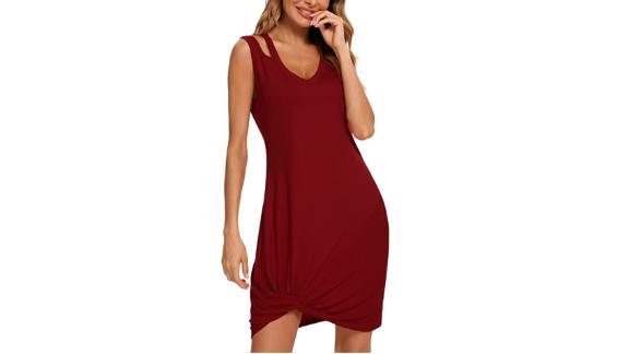 Lollo Vita summer strap dress with twist-knot cover-up