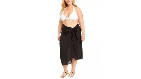 Dotti Plus-Size Summer Sarong Long Pareo Cover-Up