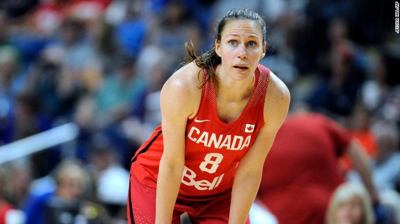 Canadian Basketball Player Kim Gaucher Says she has to Choose Between Being a Breastfeeding Mom and Leaving her Baby to Go to Tokyo Olympics–Easy Choice Kim, Stay Home and be a Mom
