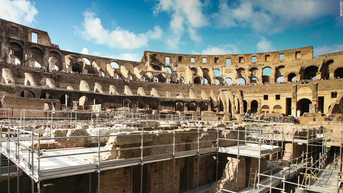 Rome's Colosseum opens its underground for the first time in its history