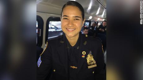 NYPD Sgt. Ana Arboleda says this will be the first year in about a decade that she will not don her navy blue, wool dress uniform as a part of her annual celebration of Pride. 