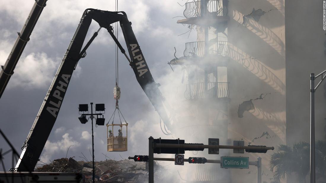 In pictures: Deadly building collapse near Miami