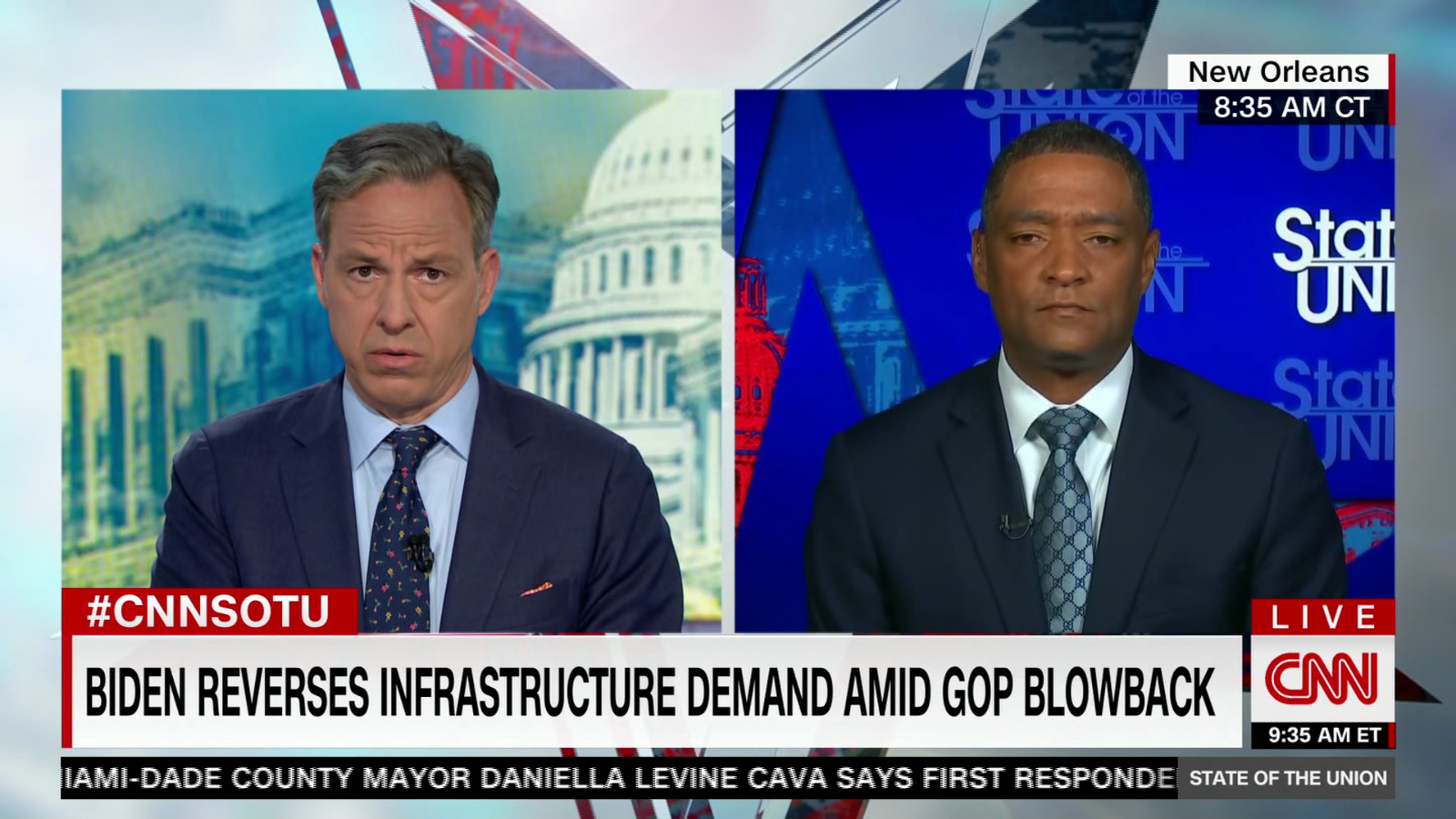 Tapper Presses Wh Aide On Biden Infrastructure Reversal Cnn Video 9213