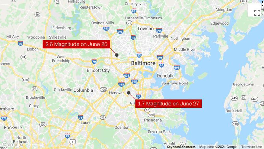 2 earthquakes in 3 days rattle ... Baltimore