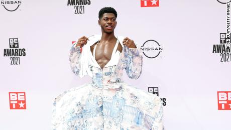Lil Nas X attends the 2021 BET Awards.