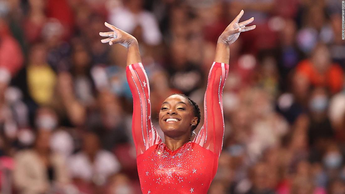 Simone Biles secures spot on United States Gymnastics team for next month's Tokyo Olympics