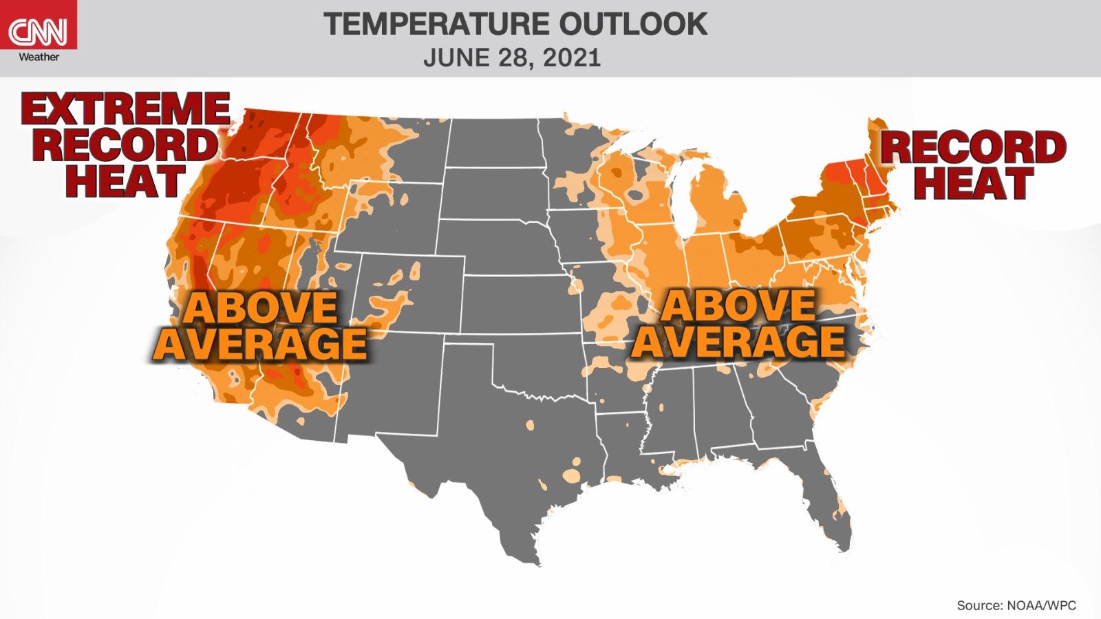 Pacific Northwest Weather Satellite Weather Forecast: Hottest In Pacific Northwest In Recorded History - Cnn  Video