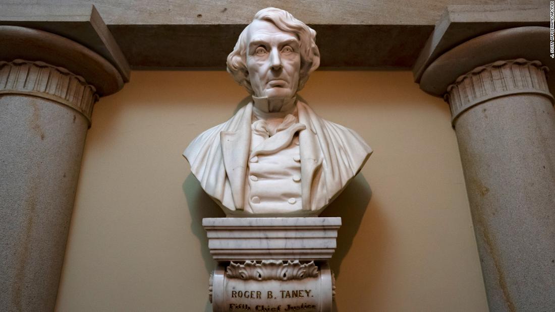 House votes to remove Confederate statues and replace Roger B. Taney bust