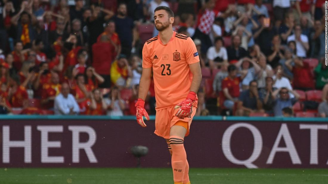 Spain overcomes extraordinary own goal to beat Croatia and reach Euro 2020 quarterfinals