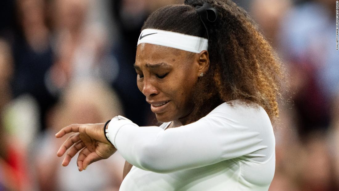 Serena Williams forced to retire from first-round Wimbledon match due to injury