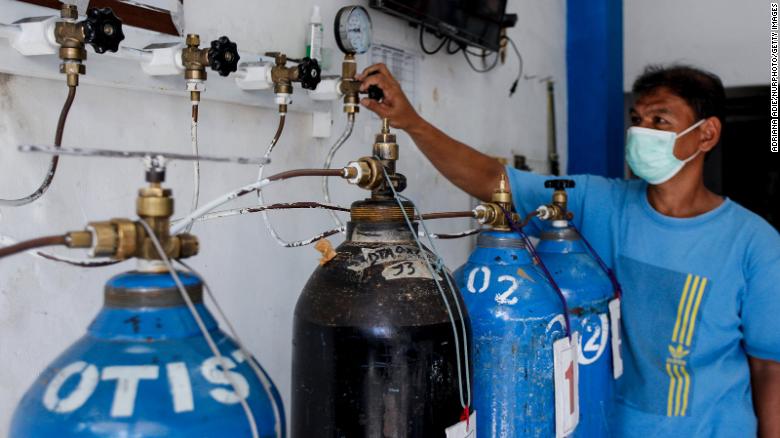 Indonesia’s capital sees oxygen prices leap as Red Cross warns of Covid ‘catastrophe’