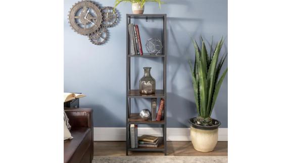 Walker Edison Dark Walnut Bookcase