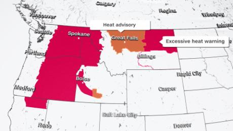 Heat alerts cover the Northwest through the holiday weekend