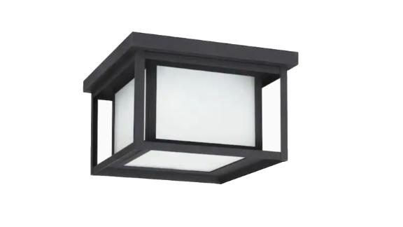 Sea Gull Lighting Hunnington 2-Light Outdoor Flush Mount