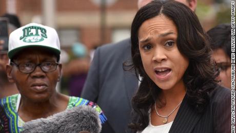 Baltimore State's Attorney Marilyn Mosby, seen here in 2016, says the Freddie Gray case instigated a new push for stronger police accountability laws