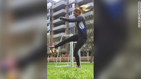 In 2017, soccer player Shiva Amini was forced to apply for asylum in Switzerland because she was observed playing without the compulsory hijab while outside of Iran.
