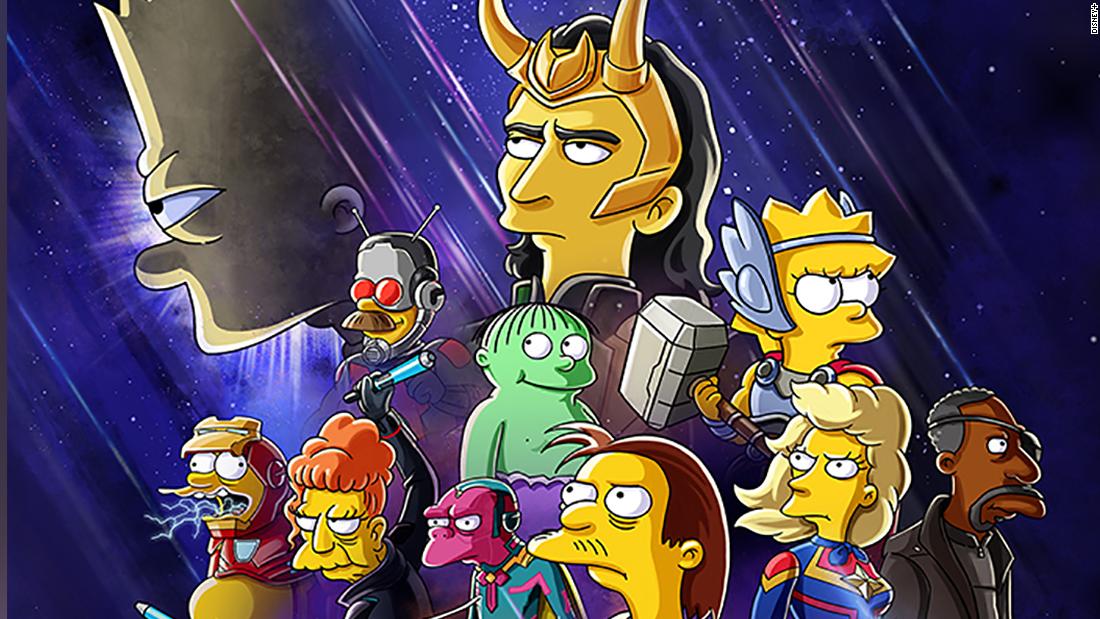 'The Simpsons' will team up with Loki for a new short